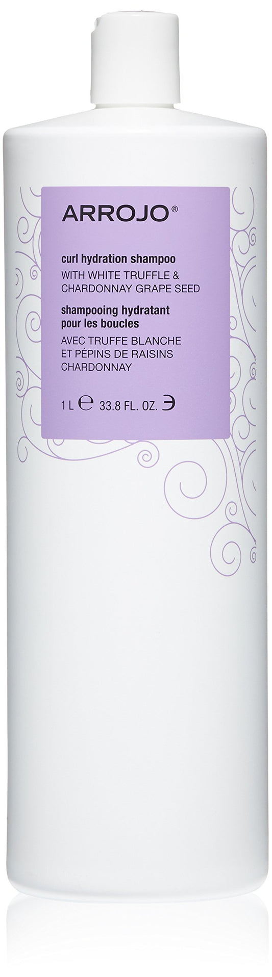 ARROJO Curl Hydration Curly Hair Shampoo – Paraben & Sulfate Free Shampoo – Anti Frizz Moisturizing Shampoo w/ White Truffle, Chardonnay Grape Seed – Wave-Defining Curl Shampoo (33.8 ounce)