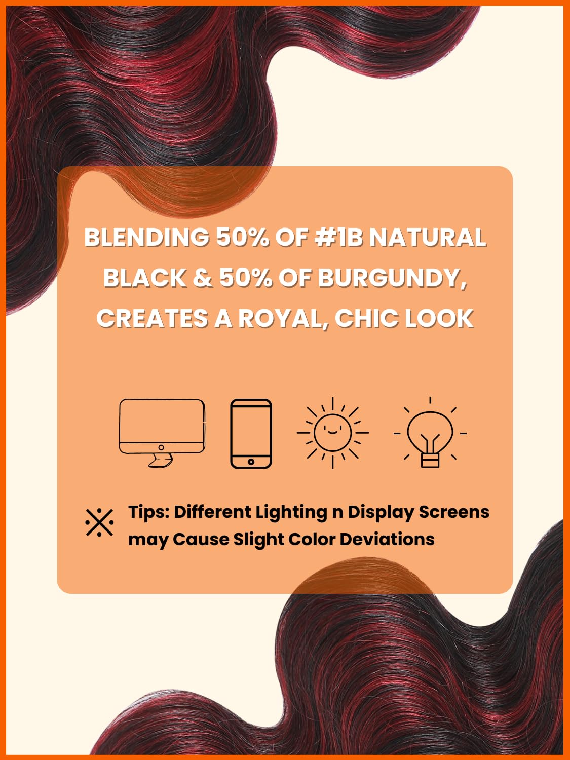 AUROO 99J Burgundy Highlight Body Wave Bundles 24 inch,10A 100% Virgin Burgundy and Black Brazilian Quick Wavy Weave Human Hair Single Bundles Thick Track Ombre Red 99J Colored Human Hair Bundles Remy