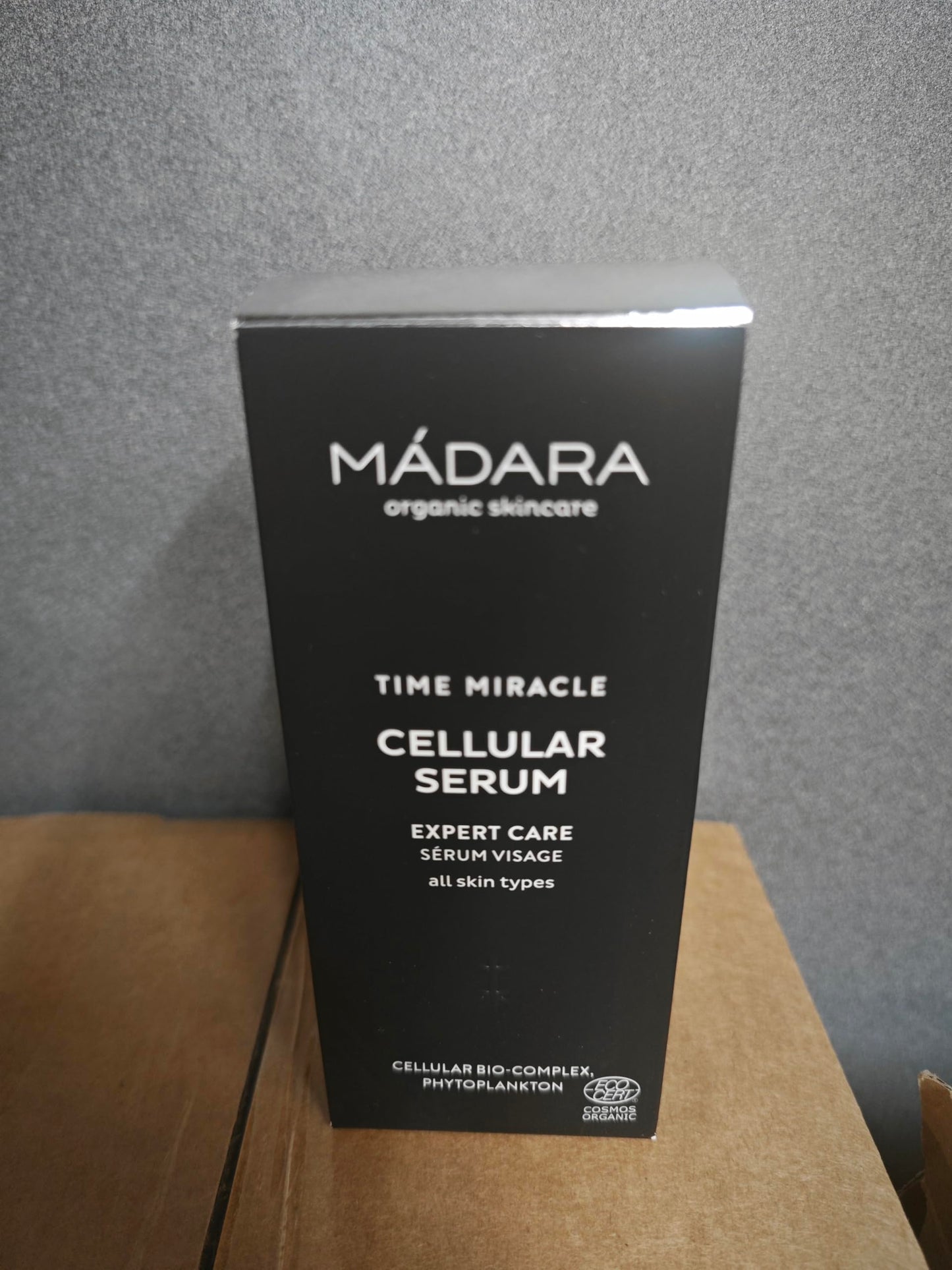 MÁDARA Organic Skincare | Time Miracle Cellular Serum – 30ml, Anti-ageing serum for face, With plant antioxidants, hyaluronic acid and birch sap, Made for mature skin, COSMOS Organic certified.