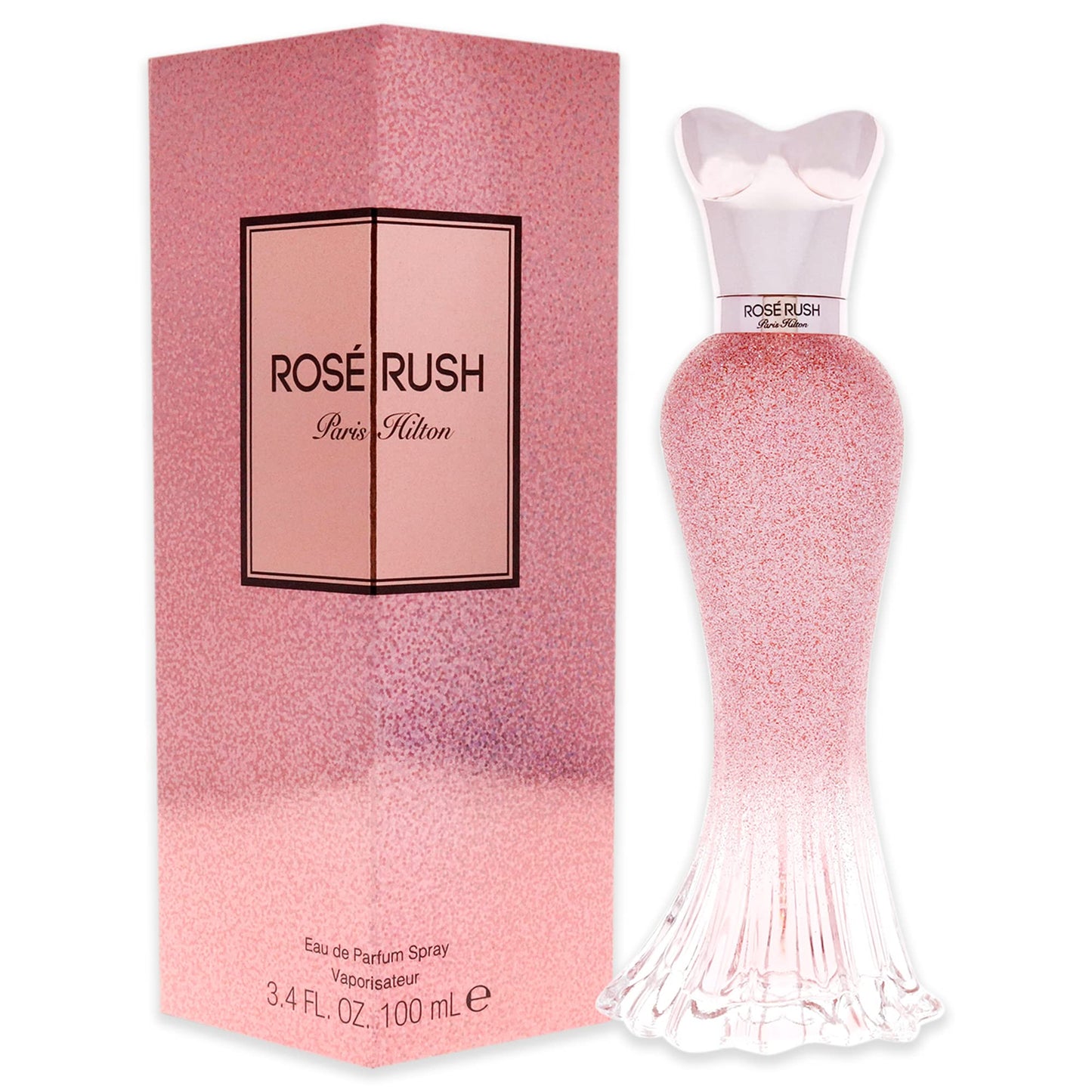 Paris Hilton Rose Rush for Women Eau de Parfum Spray, 3.4 Fl Oz, Pack of 2