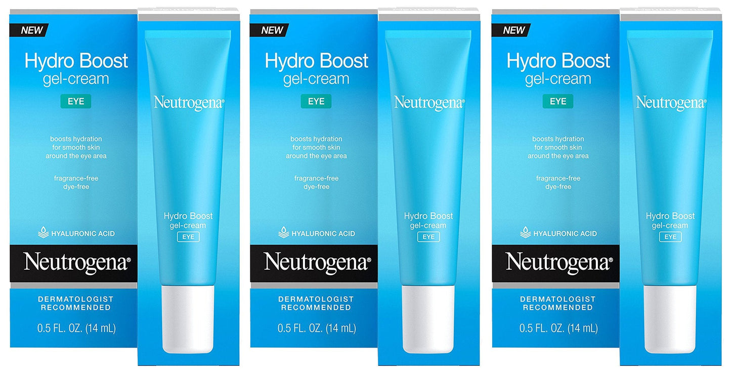 Neutrogena Hydro Boost Gel-Cream iYxYs, 3Units (.5 Ounce)