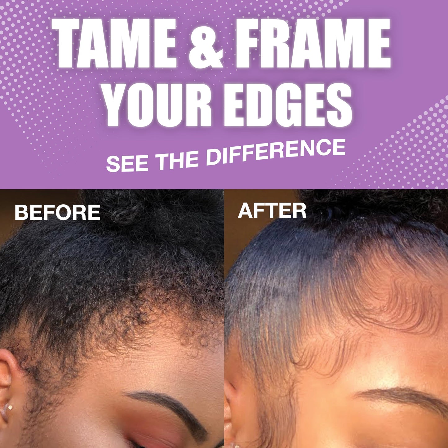 24 Hour Edge Tamer, Ultra Super Hold, 4.0Oz - No Flaking, White Residue-Free, Shine & Smooth Texture, Enriched with Argan Oil & Castor Oil, Healthy Hair Styling Gel, Strong Hold, Perfect Edges