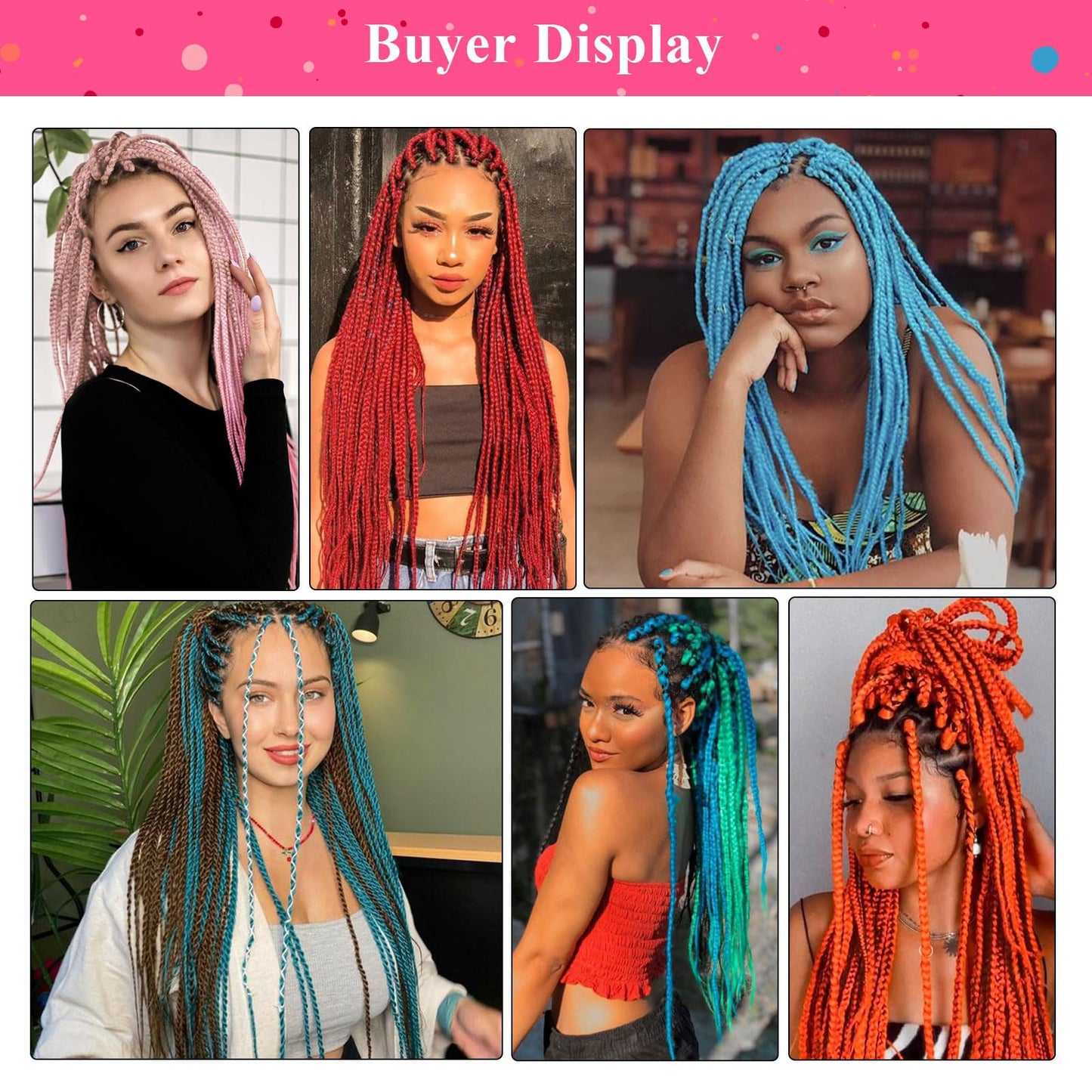 Braiding Hair Pre Stretched 26 Inch Sky Blue Braiding Hair Extensions for Braids 3Packs Long Braids Crochet Hair for Braiding Sky Blue EZ Braids Hot Water Setting Braiding Hair