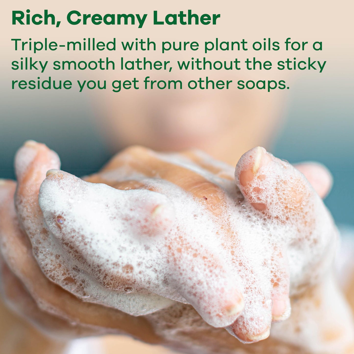 Australian Botanical Soap, Lemongrass & Lemon Myrtle 6.6 oz. (187 g) Soap Bar | Natural Soap Base | All Skin Types | Women & Men | Shea Butter Enriched Bar Soap - Pack of 1