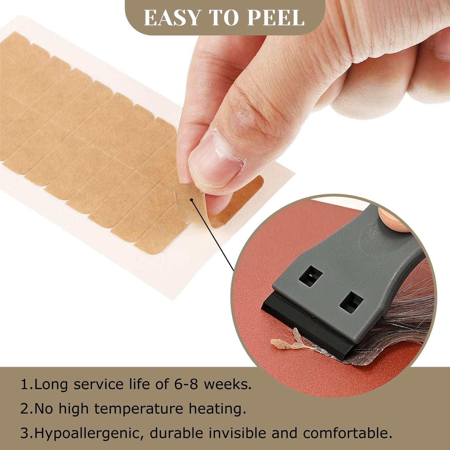 180Pcs Double Sided Extension Tapes for Replacement Multiple Colors Tape in Tape Replacement Hair Extension Tape 4 cm * 0.8 cm