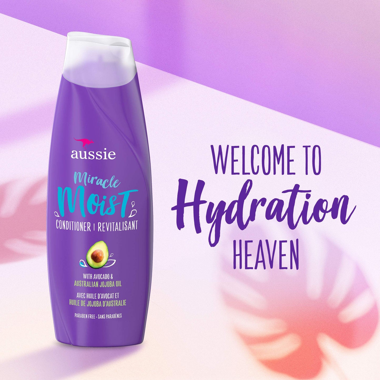 Aussie For Dry Hair Paraben-Free Miracle Moist Conditioner With Avocado & Jojoba, 30.4 Fluid Ounce, 4 Count