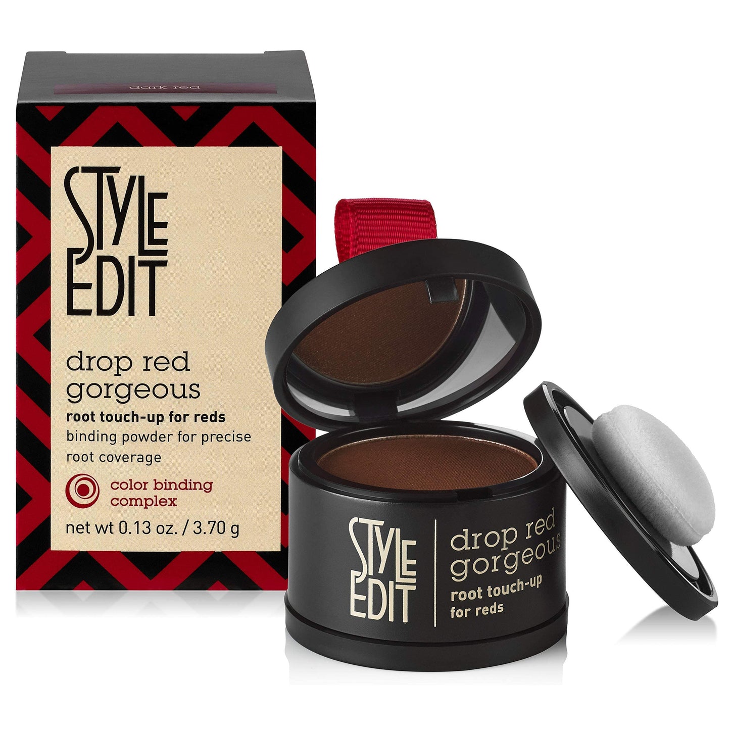 Style Edit Root Concealer Spray and Root Touch Up powder, to Cover Up Roots and Grays, Medium Red Hair Color