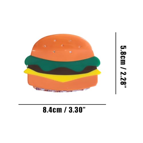 Blue Lagoon Hair Clip,Acetate Hair Clip,Small Claw Clip for Women, 1 Count (Pack of 1)