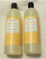 Trader Joe's Refresh Citrus Body Wash with Vitamin C - Cruelty Free (Two 16 Fl Oz Bottles)
