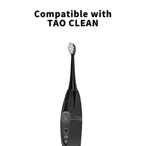 Replacement Toothbrush Heads Compatible with TAO Clean Electric Toothbrush Replacement Heads,5 Pack (Black)