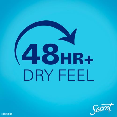 Secret Dry Spray Antiperspirant Deodorant for Women, 48hr Weightless Sweat & Odor Protection, Gentle on Skin, Powder Fresh Scent, 4.1 oz (Pack of 3)