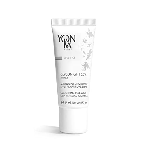 Yonka Hydrating Face Toner, Natural Toning Spray for Dry & Sensitive Skin (6.76 Fl Oz) With Yon-Ka Glyconight 10% Peel Masque Travel Size (15ml/0.57oz) Anti-Aging Face Mask