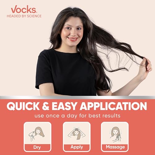Vocks 5% Minoxidil for Women Hair Growth Treatment - Extra Strength - Clinically Proven - Unscented Foam - Anti Hair Loss and Promotes Thicker Fuller Hair - 4 Month Supply