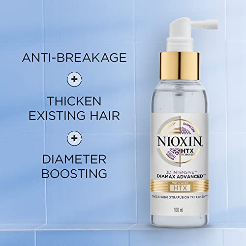 Nioxin System Kit 1, Cleanse, Condition, & Treat the Scalp for Thicker and Stronger Hair, 3 Month Supply + Diamax Advanced Hair Thickening Treatment for Instant Hair Fullness