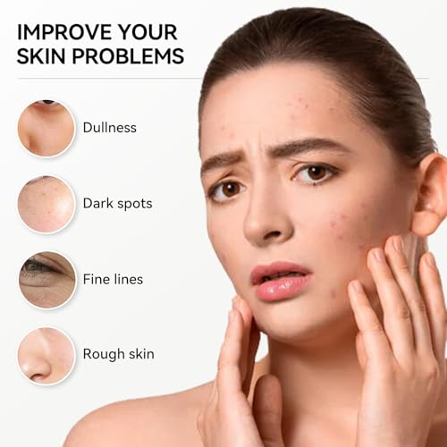 Vitamin C Serum for Face, BREYLEE Vitamin C Facial Serum, Moisturizing Face Serum, Anti Aging Serum for Skin Care, Brightening Skin with Hyaluronic Acid, Vitamin E, Retinol, 0.6 Fl Oz