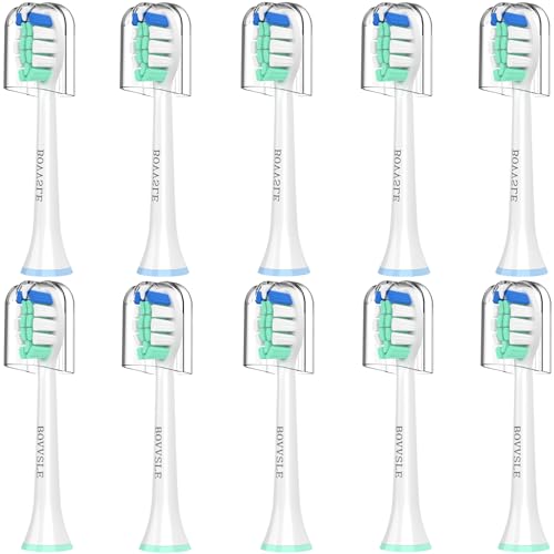 BOVVSLE Replacement Toothbrush Heads for Philips Sonicare, Replacement Brush Head Compatible with Sonicare (Click-On) Toothbrush, 6 Pack