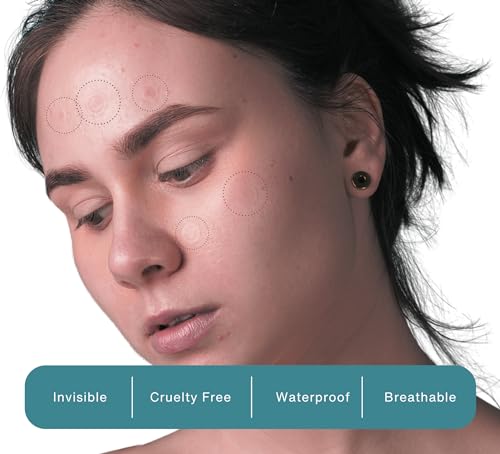 Pimple Patches with Salicylic Acid - Hydrocolloid Invisible Acne Patches - 81 Count 2 Sizes (10mm & 12mm) Korean Zit Patches