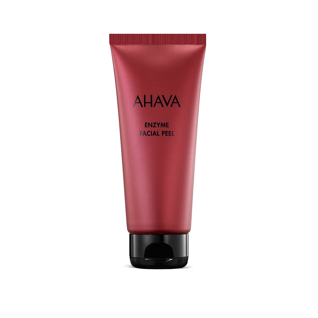 AHAVA Apple of Sodom Enzyme Facial Peel - Gentle exfoliating cream for tightness, illuminates natural glow, reduces pores & smoothes lines, enhances texture, with Osmoter & Papaya Enzymes, 3.4 Fl.Oz