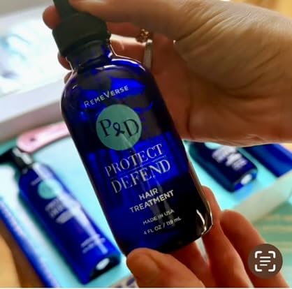 RemeVerse Protect & Defend Hair Treatment for Chemotherapy & Sensitive Scalps - Cleanses, Conditions, Nourishes Scalp, Reduces Hair Loss, Strengthens Follicles, & Stimulates Growth - Made in USA - 4oz