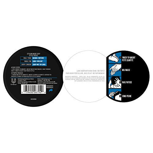 AXE Smooth Look Hair Pomade, Shine 2.64 oz, 2 Count