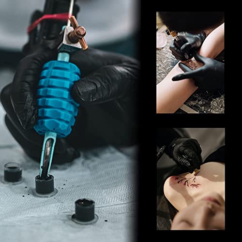 Yuelong 300pcs Ink Caps with Base Tattoo Ink Cups White Mixed #11 Small #14 Medium #17 Large Pigment Caps for Tattoo Permanent Makeup Container Cap Tattoo Accessory Tattoo Supplies Tattoo Kits