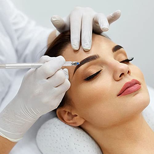 Pinkiou 12 Pin Eyebrow Tattoo Needles Microblading Needles For Microblading Pens (Pack of 50)