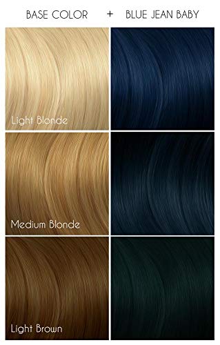 ARCTIC FOX Vegan and Cruelty-Free Semi-Permanent Hair Color Dye (4 Fl Oz, BLUE JEAN BABY)