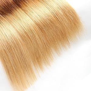 Ombre Hair Straight Hair 3 Bundles(141618) Human Hair Weaves Extensions 100% Virgin human hair straight bundles