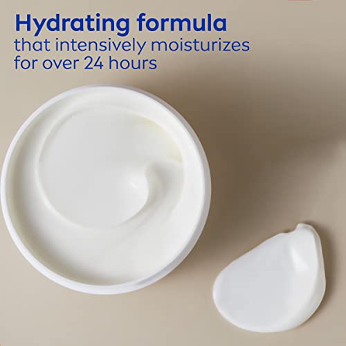 NIVEA Skin Firming Q10 Body Cream, 4-in-1 Dry Skin Moisturizer with Fresh Scent, Skin Firming Cream Enriched with Q10, 13.5 Oz Jar