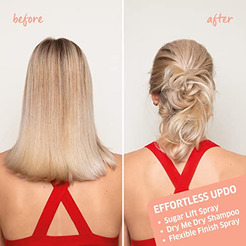 Wella Professionals Invigo Brilliance Shampoo & Conditioner for Coarse Colored Hair & Color Protection + EIMI Sugar Lift Spray, For Added Volume And Natural Lift, Hair Care Bundle