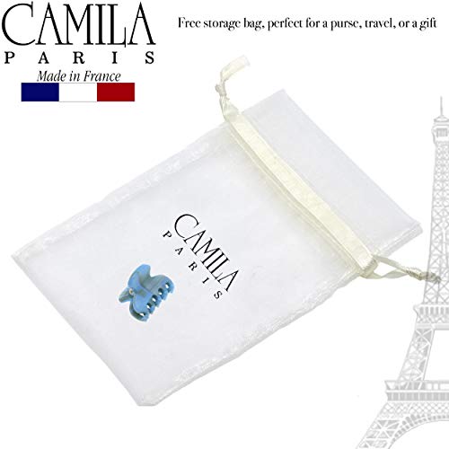 Camila Paris CP2470 French Hair Clip for Women, Small Handmade, Tokyo, Girls Hair Claw Clips Jaw Fashion Durable Styling Hair Accessories for Women, Strong Hold No Slip Grip. Made in France