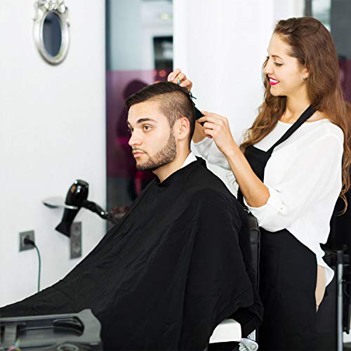 SATINIOR 4 Pcs Salon Capes Barber Cape Hair Cutting Cape Waterproof Hairdressing Styling Hair Coloring Nylon Cape for Barber Hairdressers