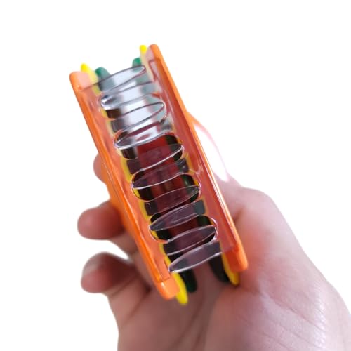 Blue Lagoon Hair Clip,Acetate Hair Clip,Small Claw Clip for Women, 1 Count (Pack of 1)