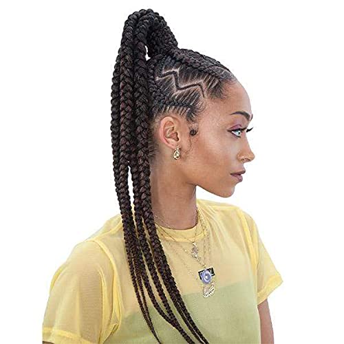 Shake-N-Go Synthetic Pre-Stretch Jumbo Braiding (240g) - 3X BRAID 301 28" (BLUE)