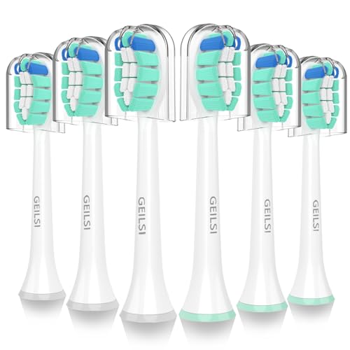 Replacement Heads for Philips Sonicare - Compatible with Toothbrush Electric C1,C2,C3,4100,G2,G3,W3,DiamondClean 9500,ExpertClean 7500,FlexCare,HealthyWhite,ProtectiveClean 5100,6100-8 Packs