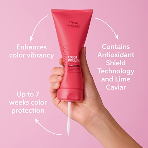 Wella Professionals Invigo Brilliance Shampoo & Conditioner for Coarse Colored Hair & Color Protection + EIMI Sugar Lift Spray, For Added Volume And Natural Lift, Hair Care Bundle