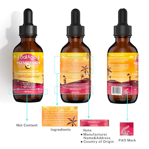 Bali Aga Kemiri Oil: Strengthening, Nourishing Hair and Scalp with Split End Treatment