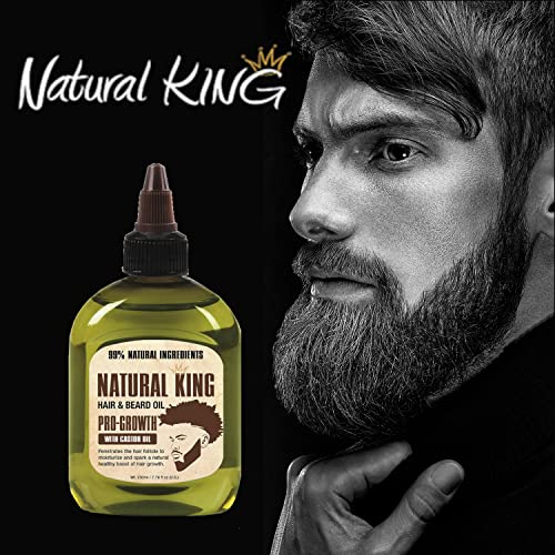 SFC Natural King Pro-growth Castor Hair & Beard Oil 2.5 oz.