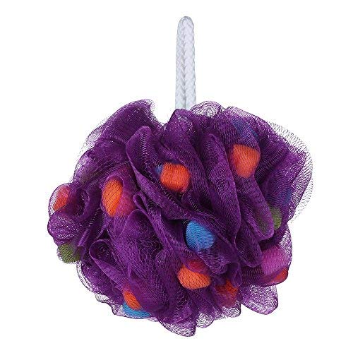 BTYMS Premium Mesh Poufs (65g/pcs) Bath Sponges Shower Loofahs Exfoliating Shower Puff - Great for Body Wash Pack of 4