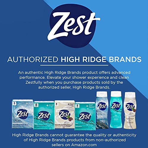 Zest Creamy Cocoa Butter & Shea Soap, 6 Bars, 3.2 Oz. Each