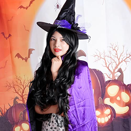 Rbenxia Curly Cosplay Wig Long Hair Heat Resistant Spiral Costume Wigs Anime Fashion Wavy Curly Cosplay Daily Party Pink 32" 80cm