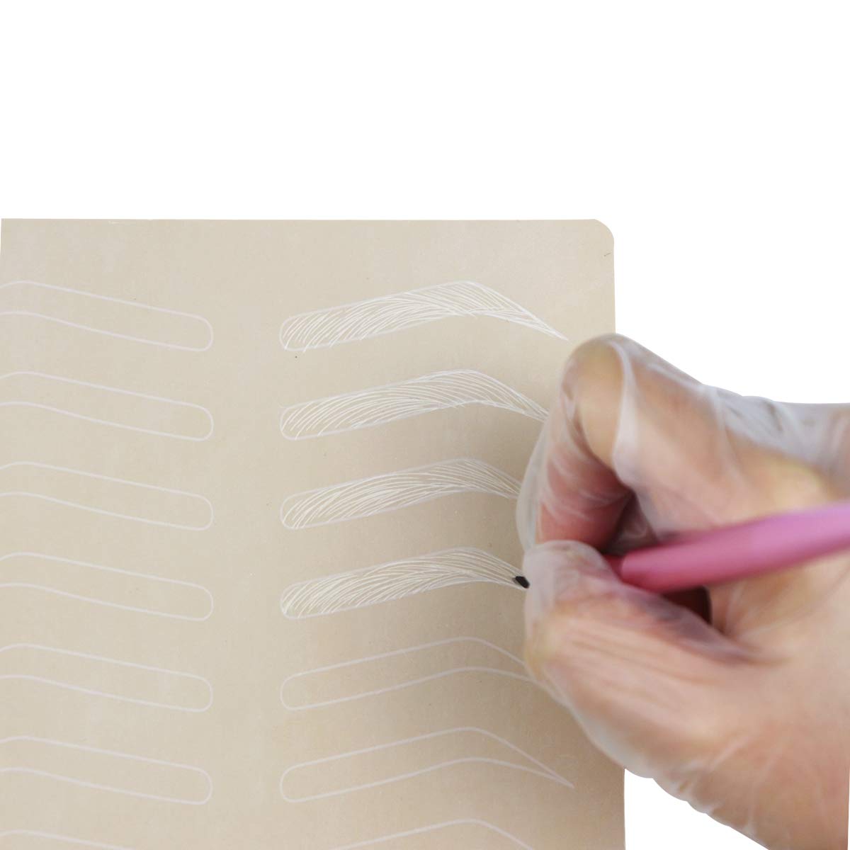 20pcs Microblading needles 18U NANO 0.16mm Blade Semi Permanent Makeup Eyebrow Tattoo Needles for Microblading Eyebrow Tattoo Manual Pen (18U-20pcs)