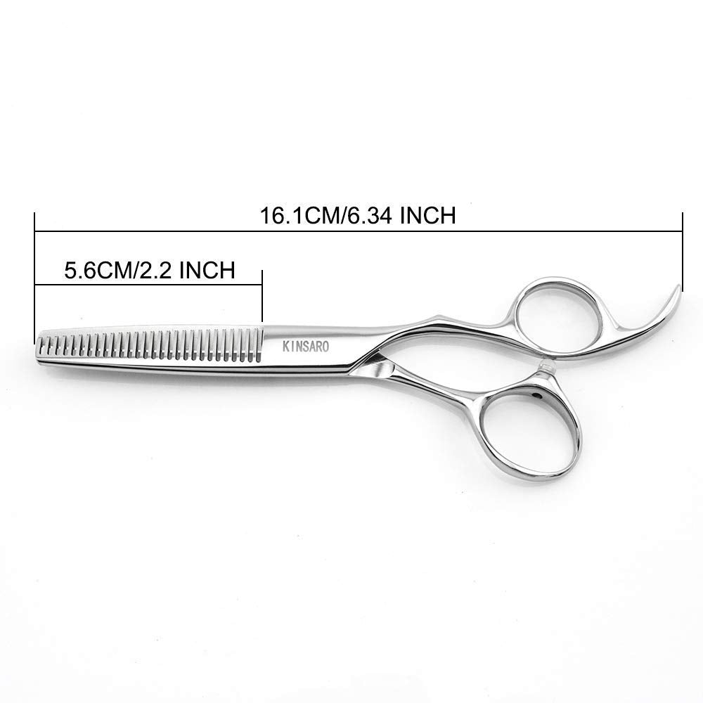 5.5 INCH Hair Scissors Hair Cutting Scissors Hair Shears Barber Scissors and 5.5 INCH Hair Thinning Scissors Thinning Shears Barber Scissors Set Kinsaro