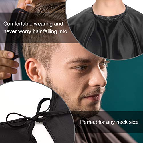SATINIOR 4 Pcs Salon Capes Barber Cape Hair Cutting Cape Waterproof Hairdressing Styling Hair Coloring Nylon Cape for Barber Hairdressers