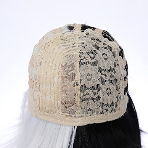 PATTNIUM Platinum Blonde Bob Wig Short Platinum Wig with Bangs for Women and Girls Synthetic Bob Wig (Platinum)