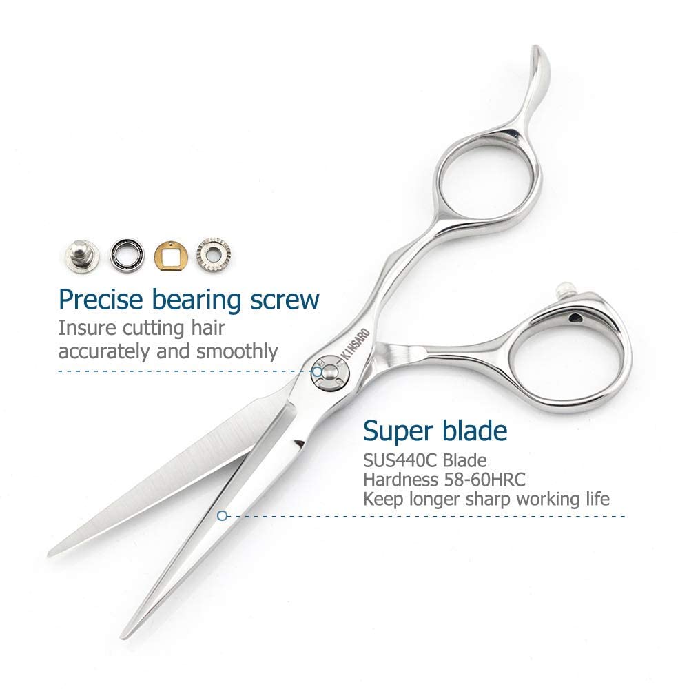 5.5 INCH Hair Cutting Scissors and 5.75 INCH Hair Thinning Scissors Barber Scissors Hairdressing Scissors Kinsaro