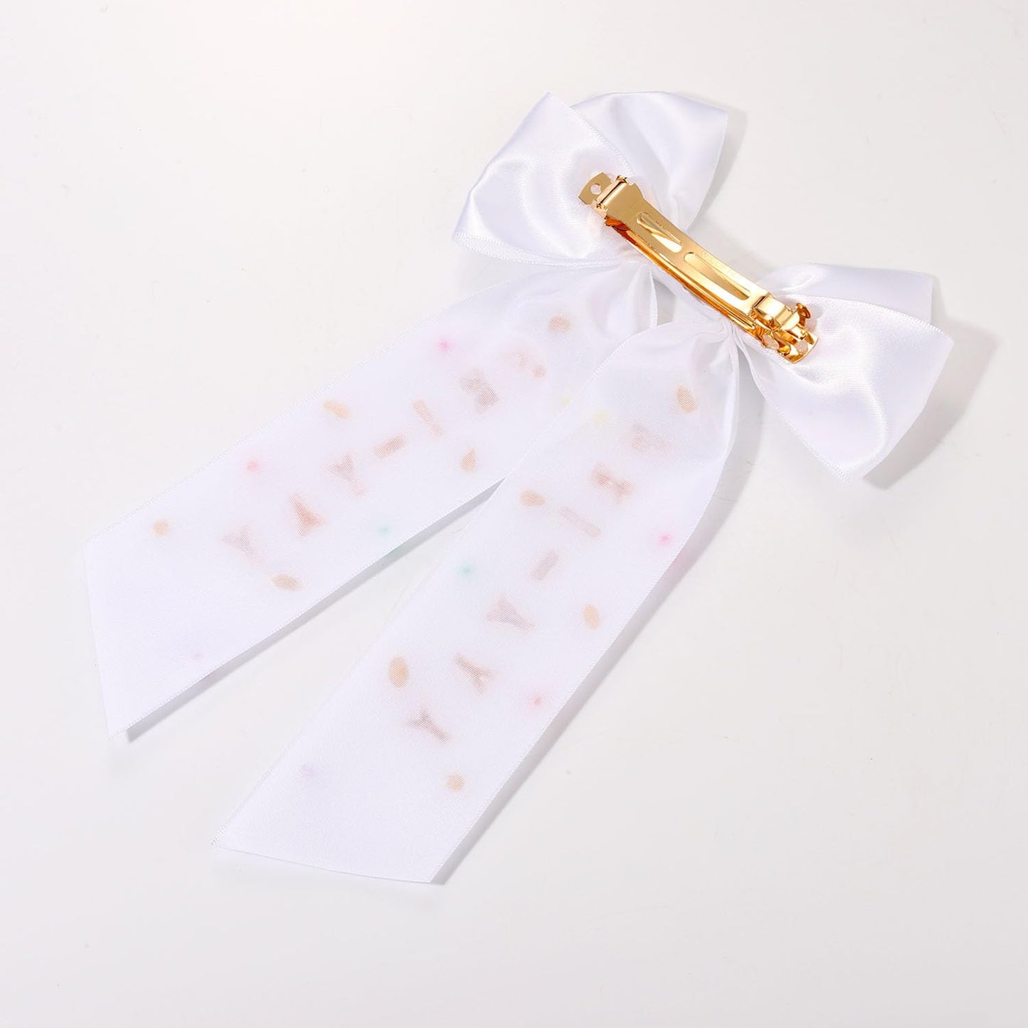 Teacher Hair Bows for Women Teacher Accessories Hair Bow Clips Jeweled Large Book Pencil Fri-Yay Hair Bows Teacher Appeaciation Gifts Outfits (Pattern H1)