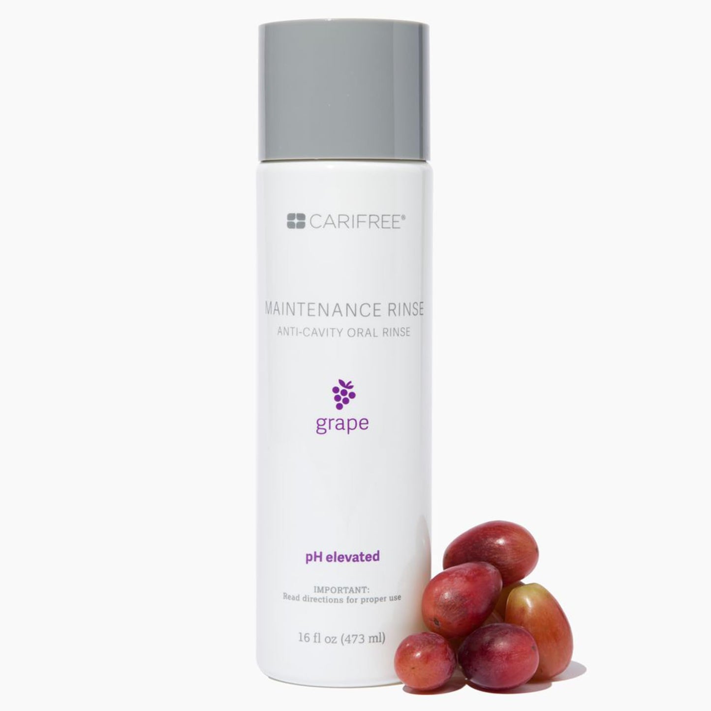 CariFree Maintenance Rinse, Mint, Citrus, and Grape Flavors (Variety Pack of 3) Fluoride Mouthwash | Dentist Recommended Anti-Cavity Oral Care | Neutralizes pH | Freshen Breath | Cavity Prevention