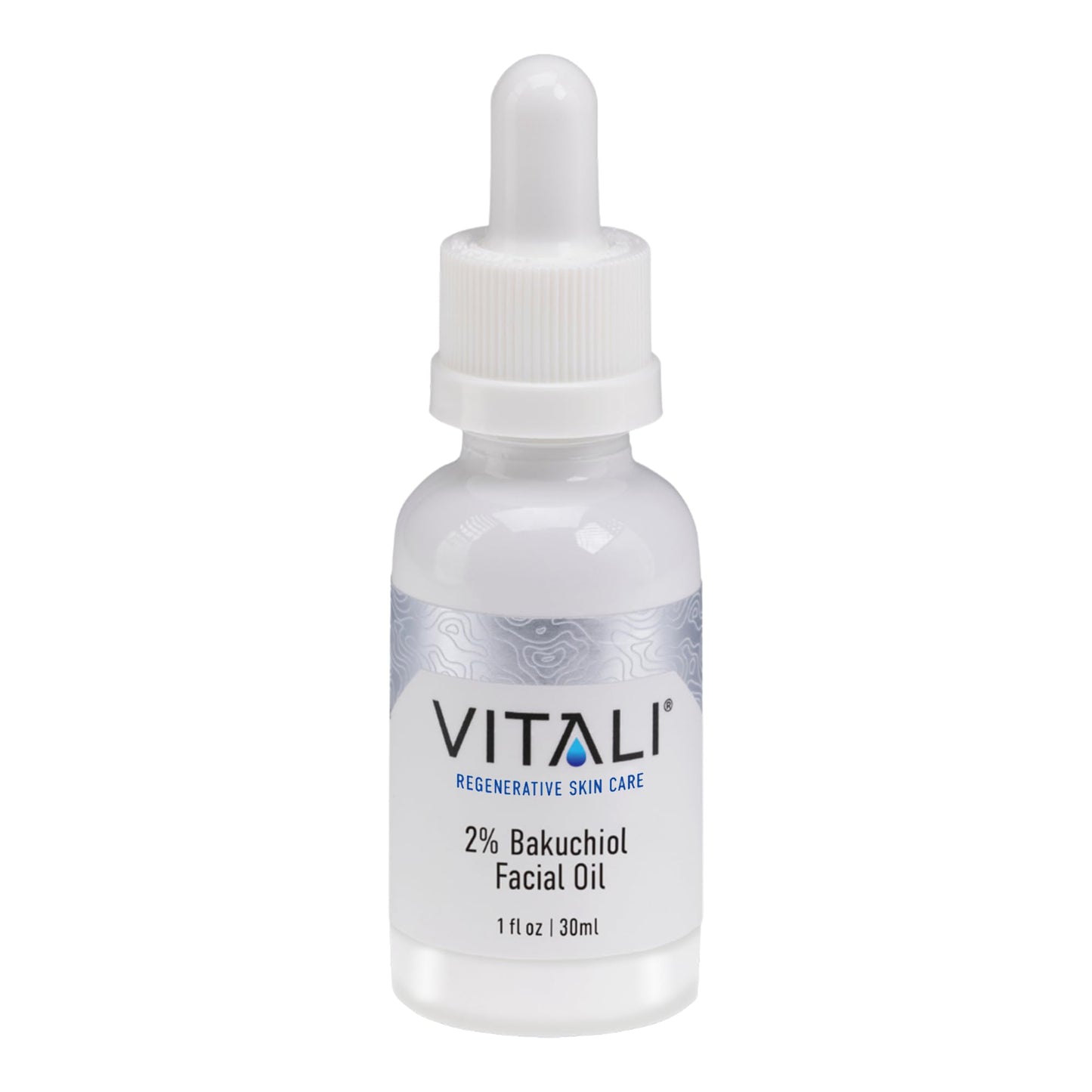 Vitali Premium 2% Bakuchiol Facial Oil: Premium Natural Retinol Alternative for Age and Wrinkle Reduction, and Soothing Irritated Skin, Boosts Copper Peptide Absorption- 1 fl. oz.