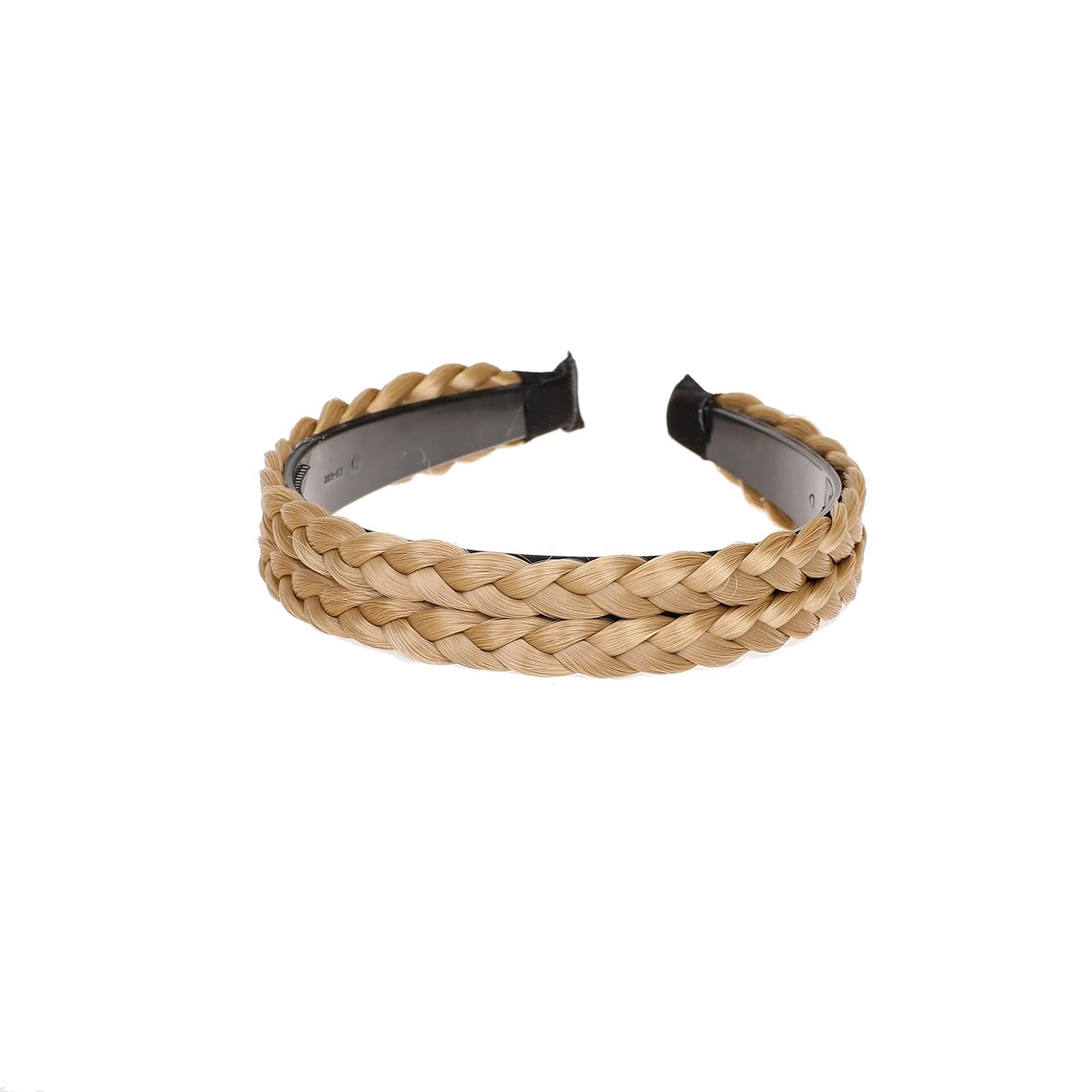 vowyore Braid headband Messy Double strand Wide Hair Classic Chunky Elastic Plaited Synthetic Braids Hairpiece Girl Women Hair Hoop